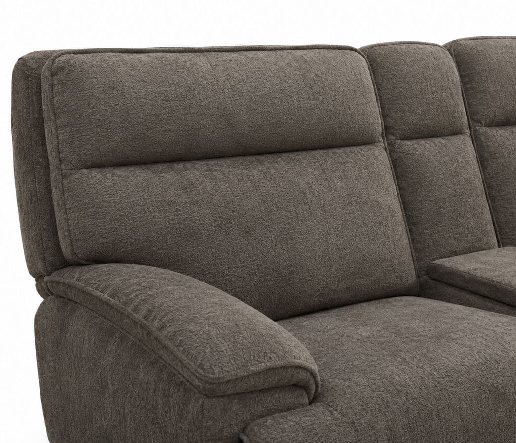 Image 5 for Manwah 71020M L-Shape Power Recliner Fabric
