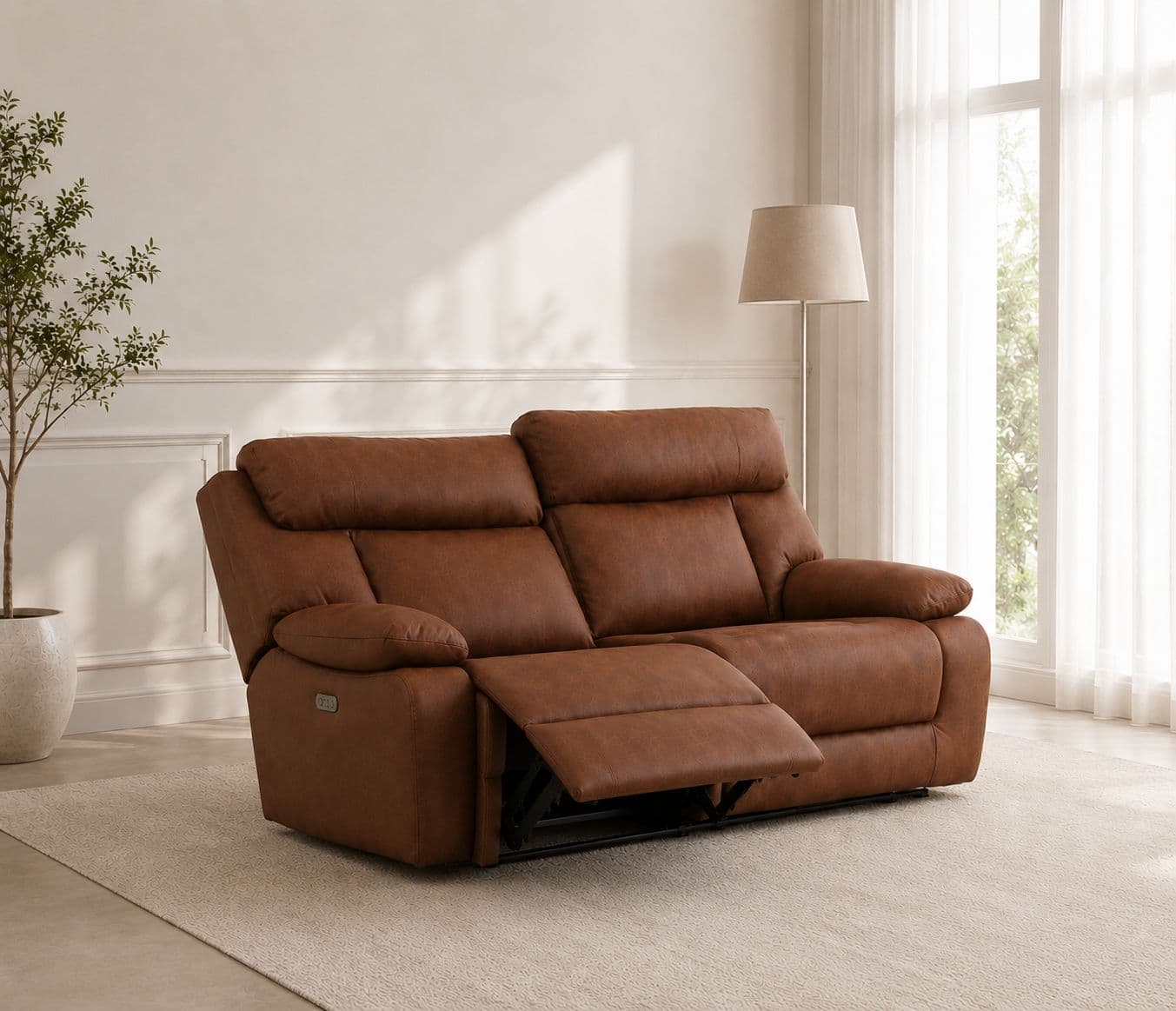 Manwah 71171X 3+2+1 Power Recliner Fabric
