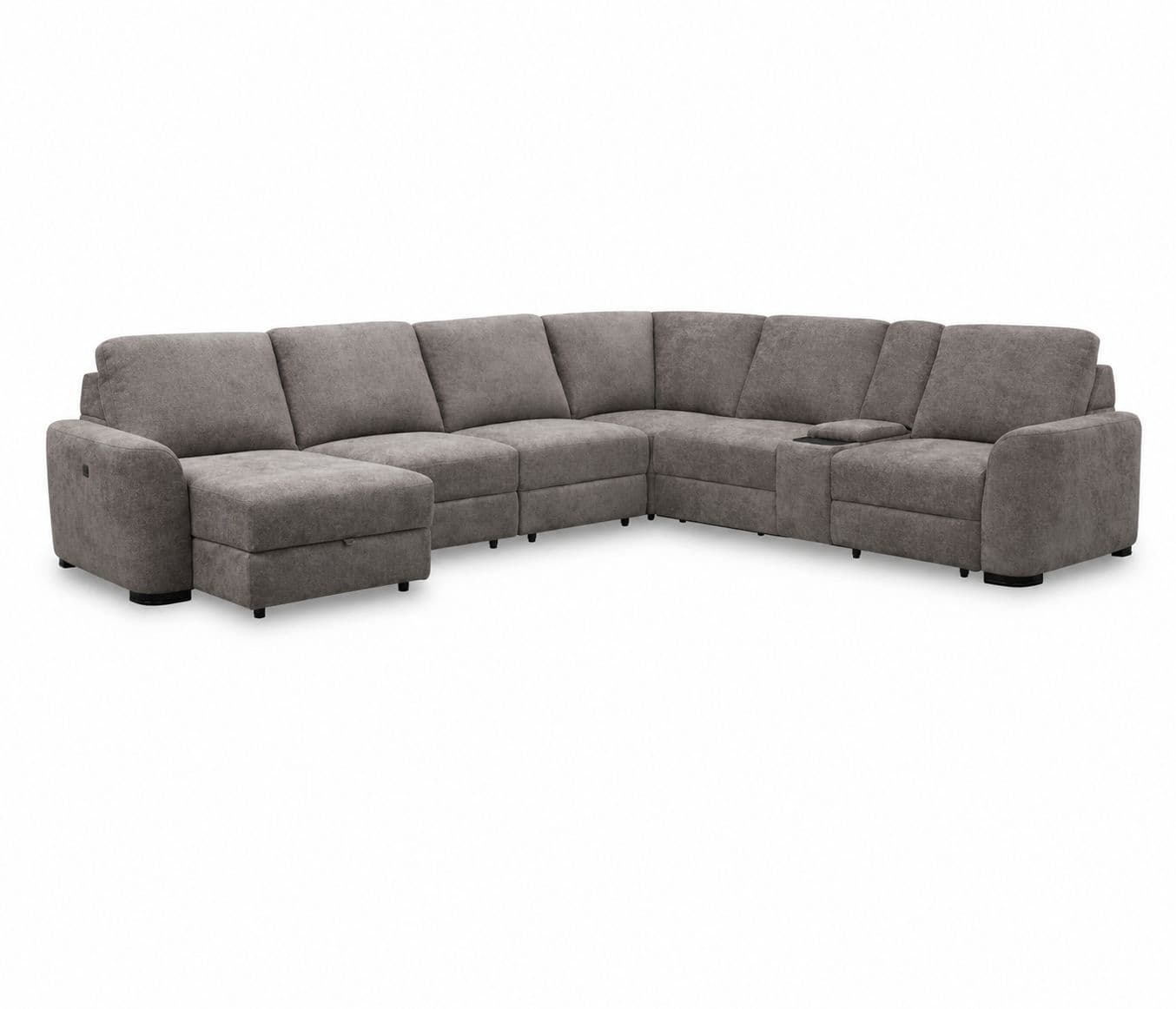 Image 2 for Manwah 80578M L-Shape Power Recliner Fabric