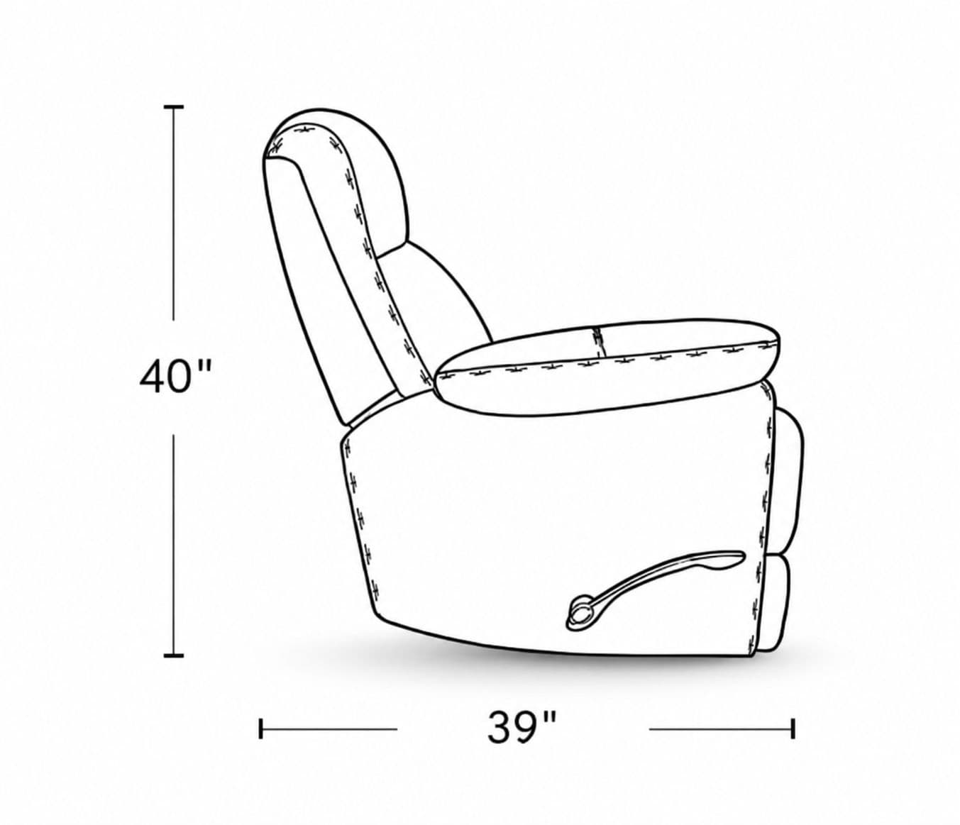 Image 9 for Manwah UK70938M Single Seater Swivel Glider Recliner Leather