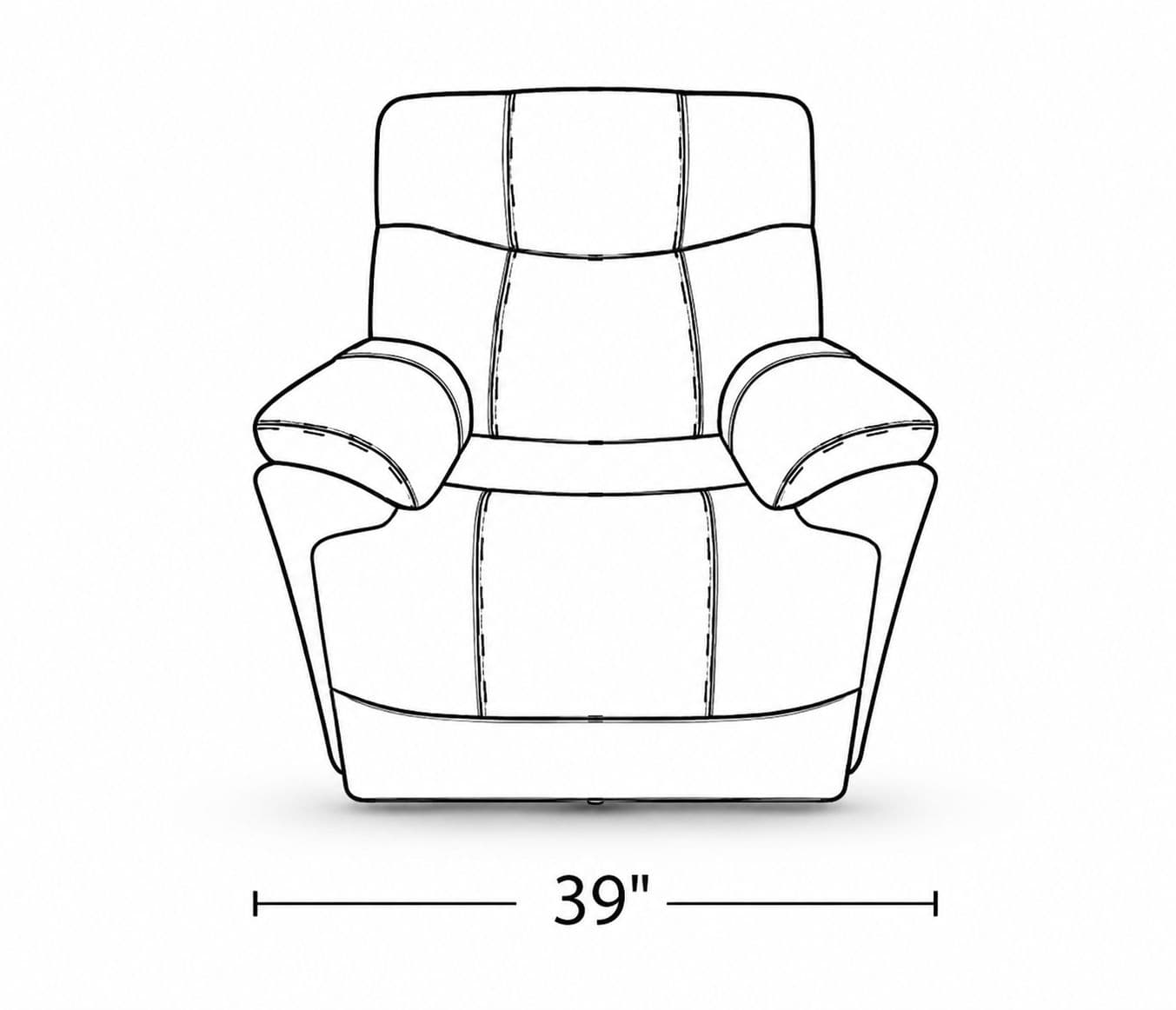 Image 7 for Manwah UK70938M Single Seater Swivel Glider Recliner Leather