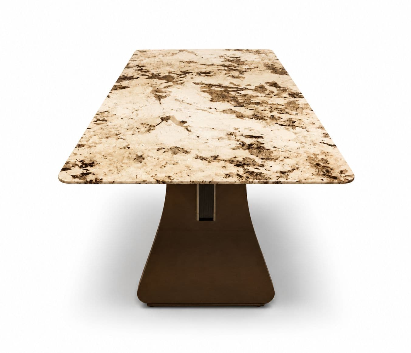 Image 12 for Dining Set 370/2450+DC2450 Rotable Chairs Marble Top Ash Wood With Metal Base (HYD)