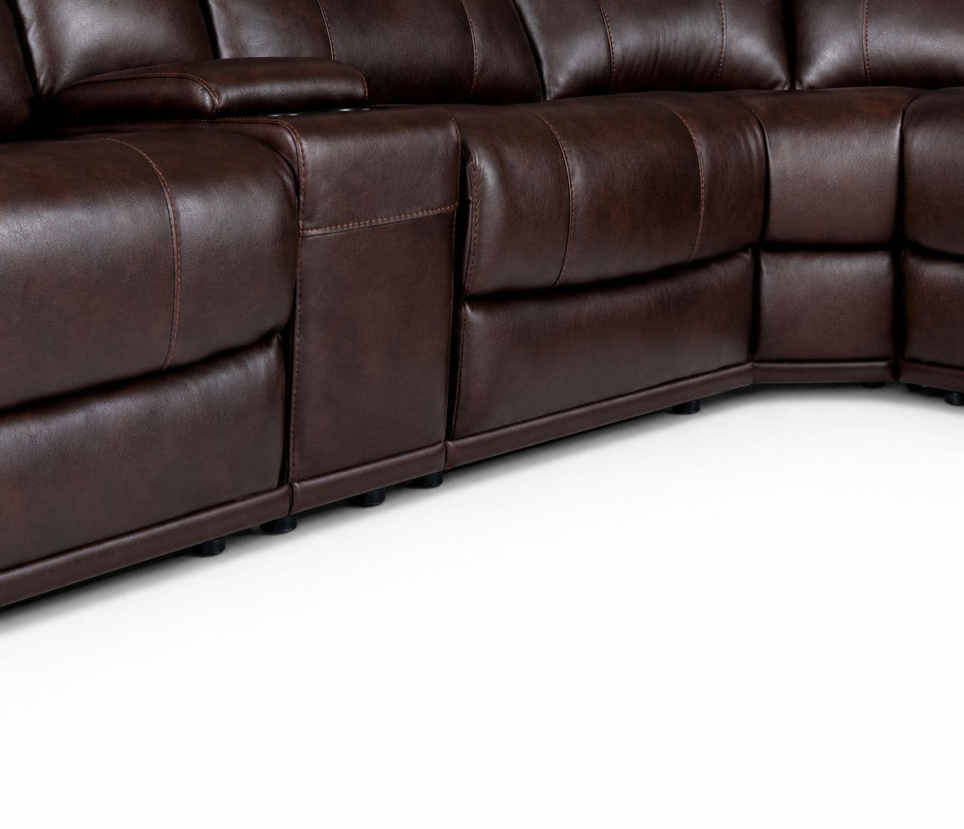 Image 6 for Manwah U70675HM L-Shape Power Recliner Leather