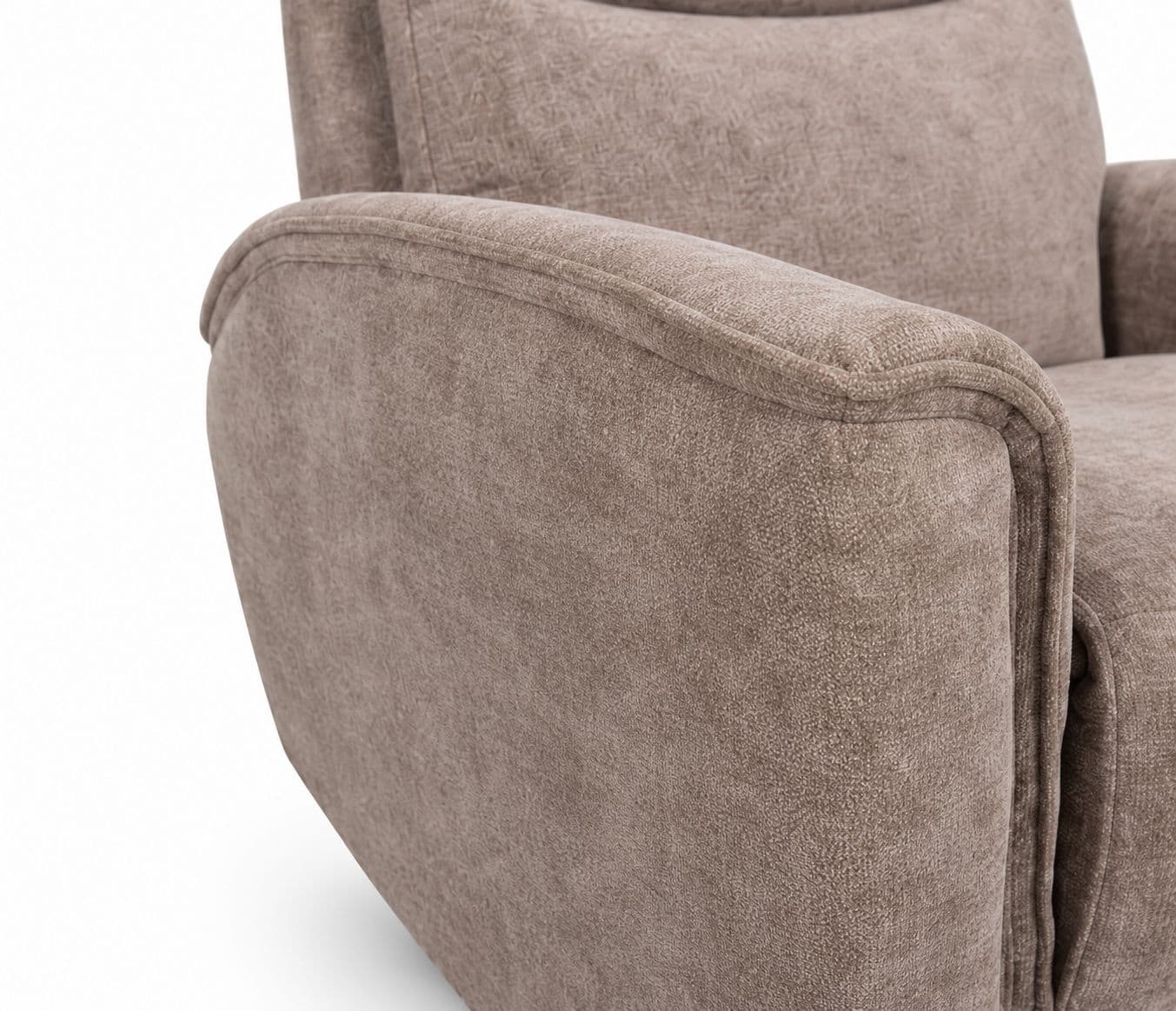 Image 3 for Manwah K70380M Single Seater Swivel Recliner Fabric