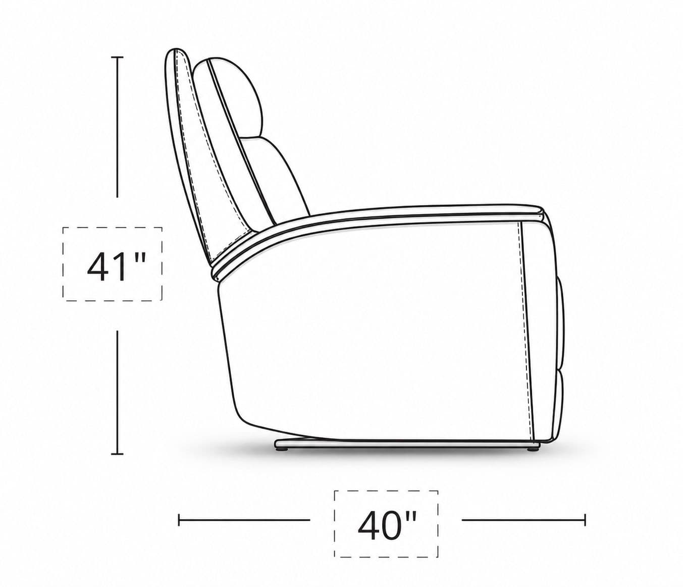 Image 8 for Manwah K70380M Single Seater Swivel Recliner Fabric