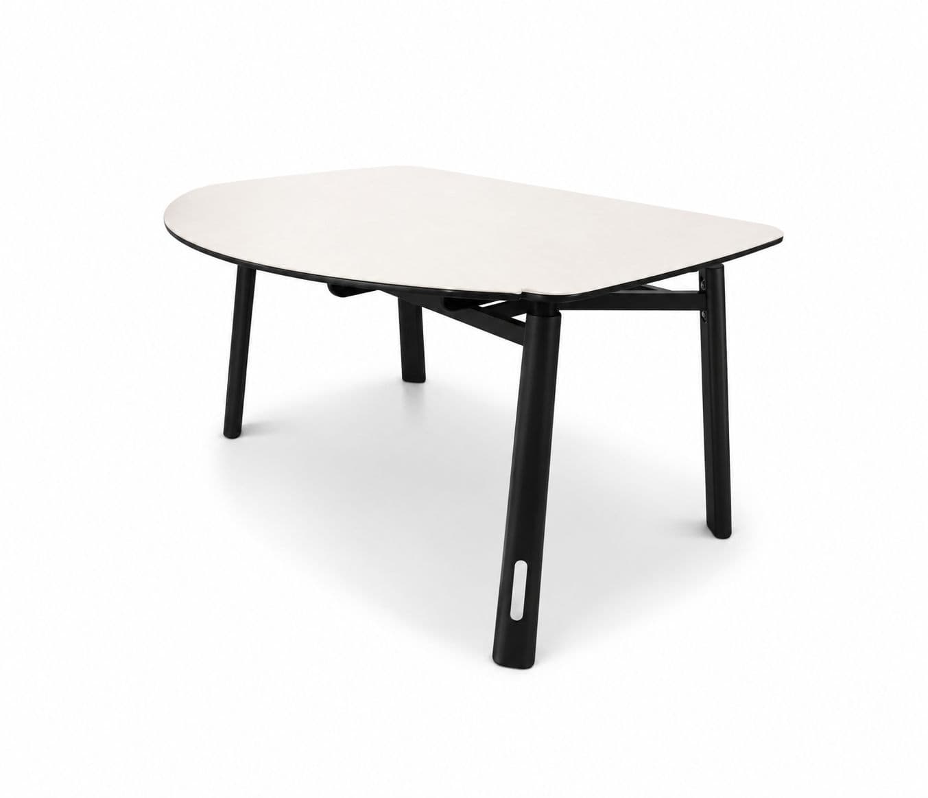 Image 11 for Dining Table 690/79+DC 79 1+4 Seater With Marble Top And Metal Legs (HYD)