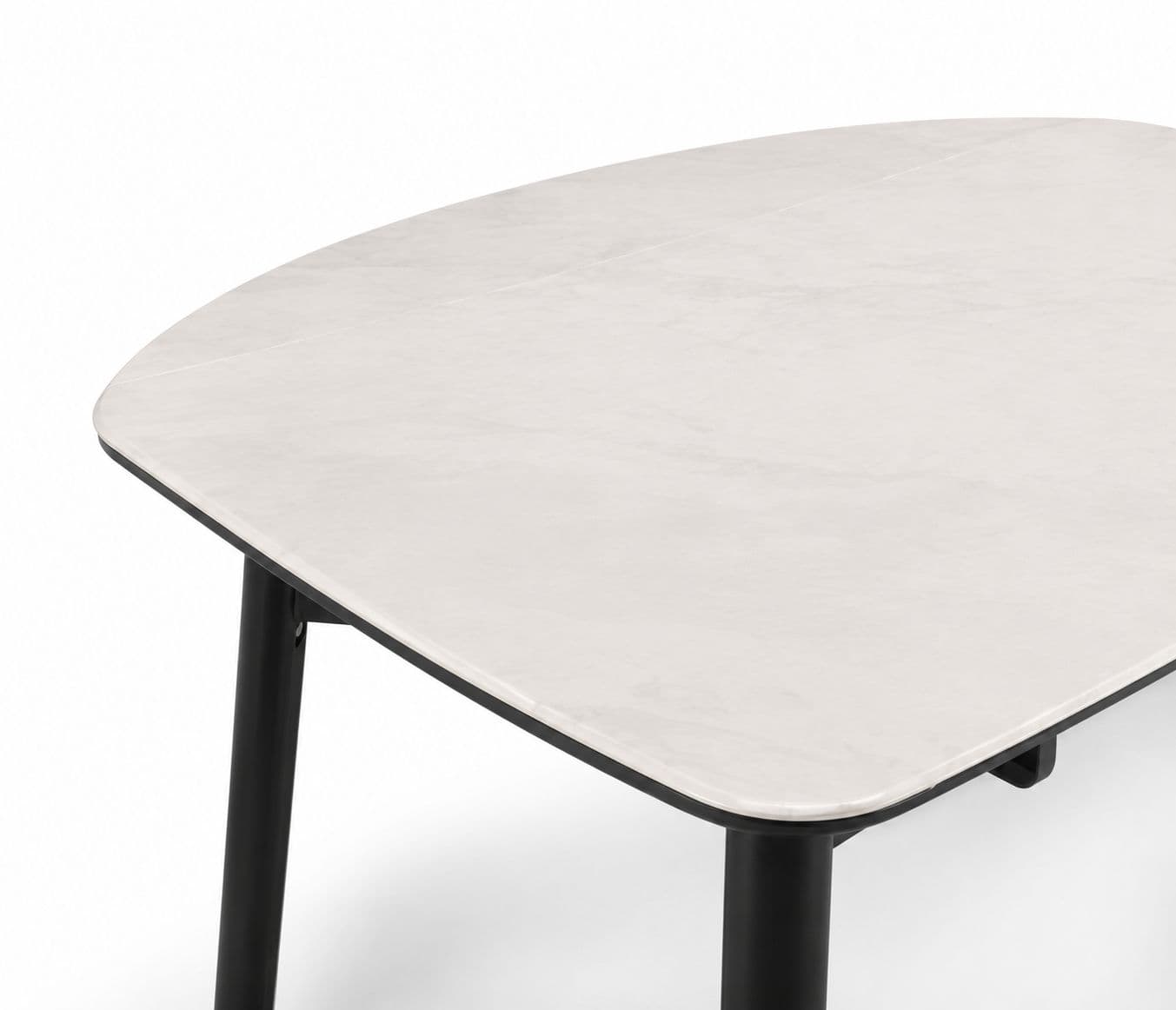 Image 10 for Dining Table 690/79+DC 79 1+4 Seater With Marble Top And Metal Legs (HYD)