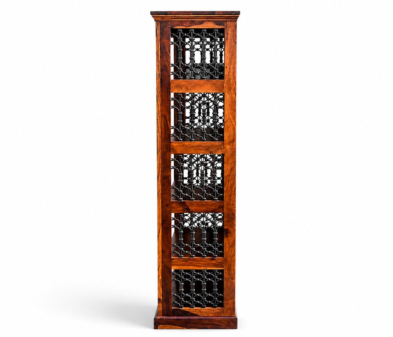 Image 5 for Solid Sheesham Wood Book Shelf (Honey Finish)(SCV_PKU)