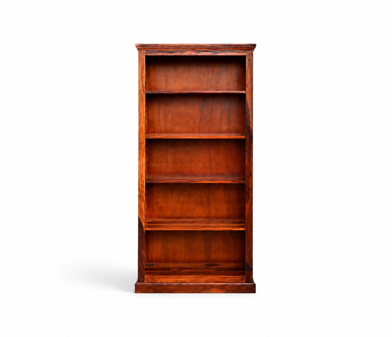 Image 3 for Solid Sheesham Wood Book Shelf (Honey Finish)(SCV_PKU)