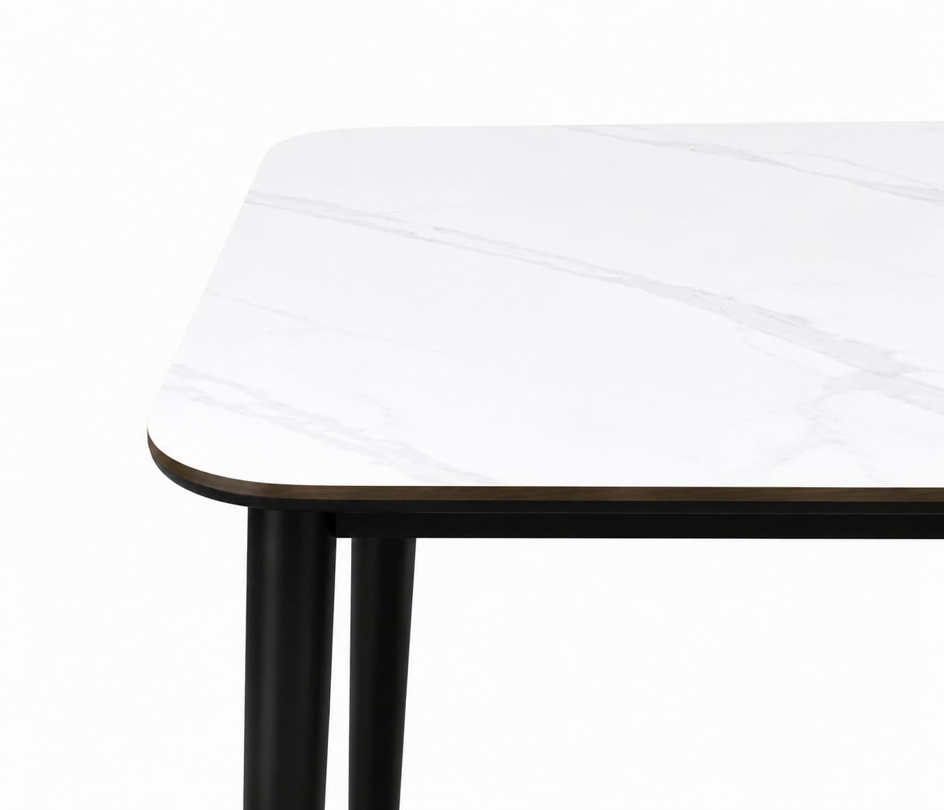 Image 5 for Imported Dining Set-P130 Alpine White Ceramic Top Table / 808 Chair (BWD)