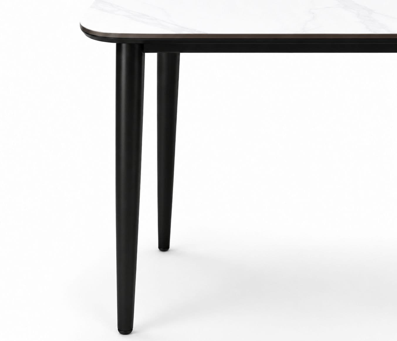 Image 6 for Imported Dining Set-P130 Alpine White Ceramic Top Table / 808 Chair (BWD)