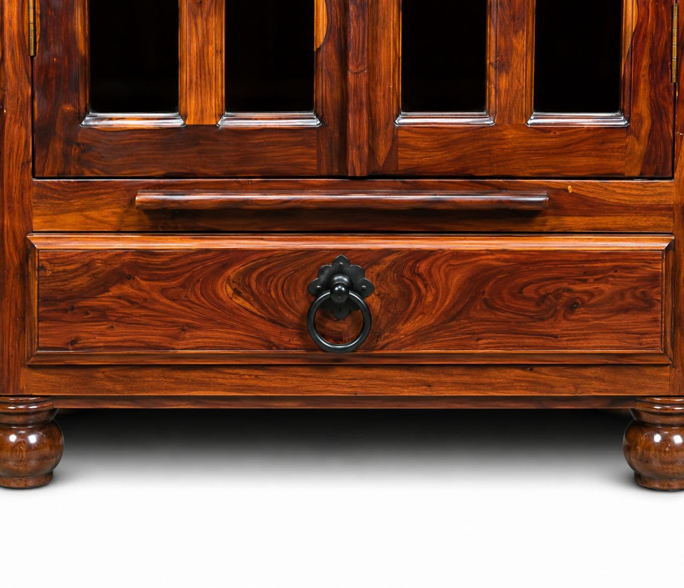 Image 6 for Ojas Pooja Mandir Solid Sheesham Wood (Honey Finish) (SCV_PKU)