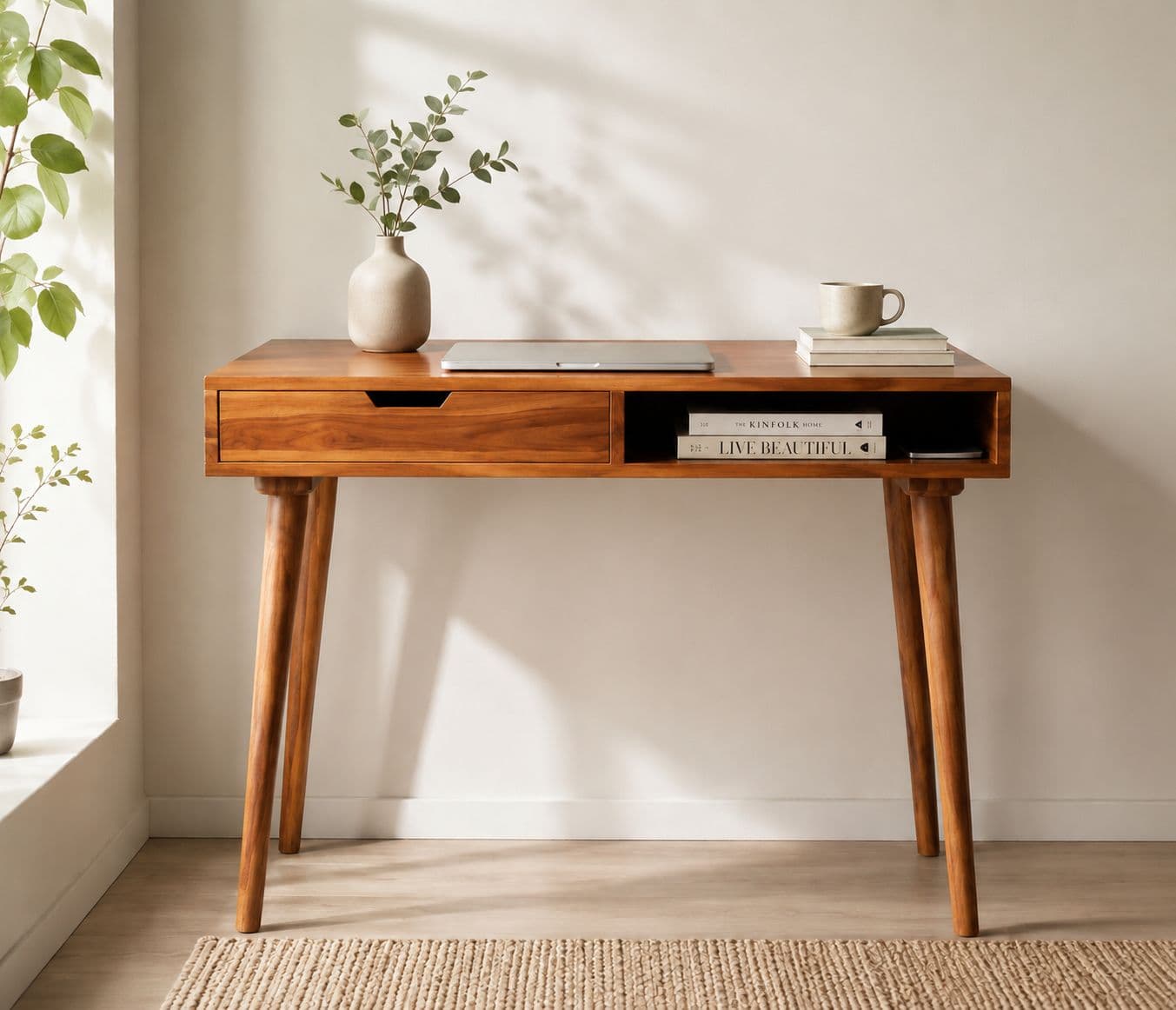 Image 1 for Cairo Study Writing Desk Sheesham Wood (WI)