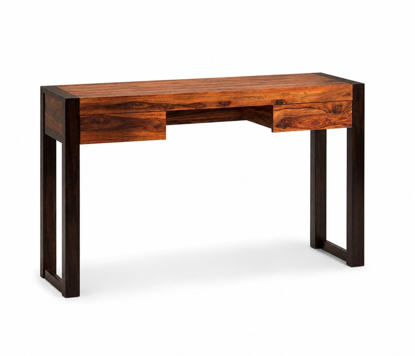 Image 3 for Milan Study Writing Desk Sheesham Wood (WI)