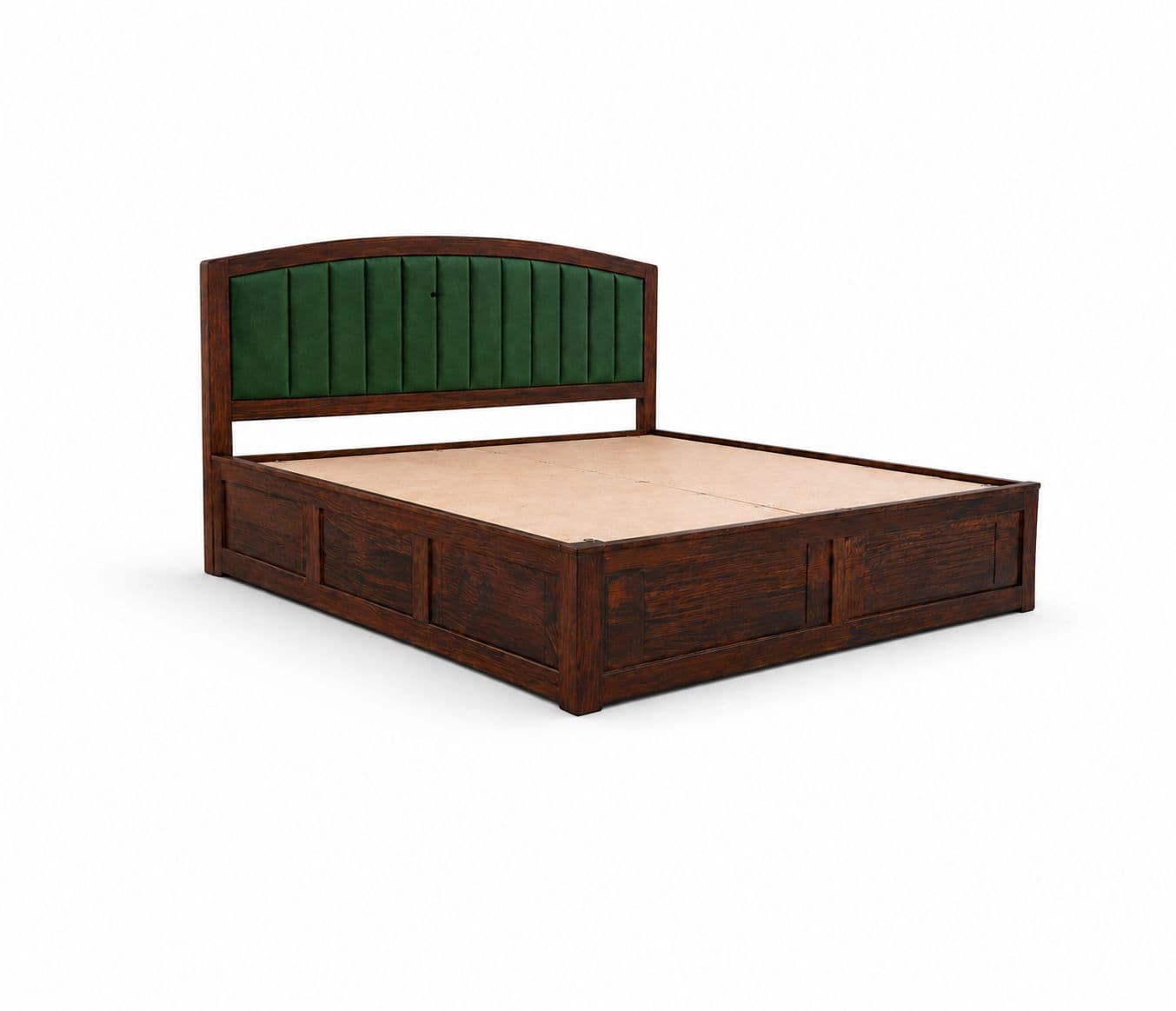 Image 2 for Oslo Hydraulic Bed - King Sheesham Wood Bed (WI)