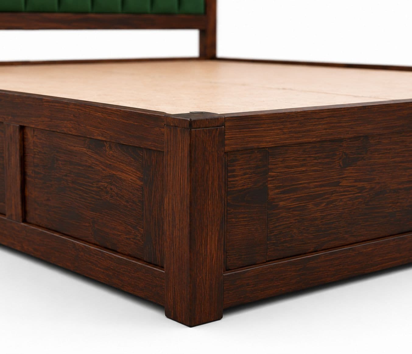 Image 6 for Oslo Hydraulic Bed - King Sheesham Wood Bed (WI)