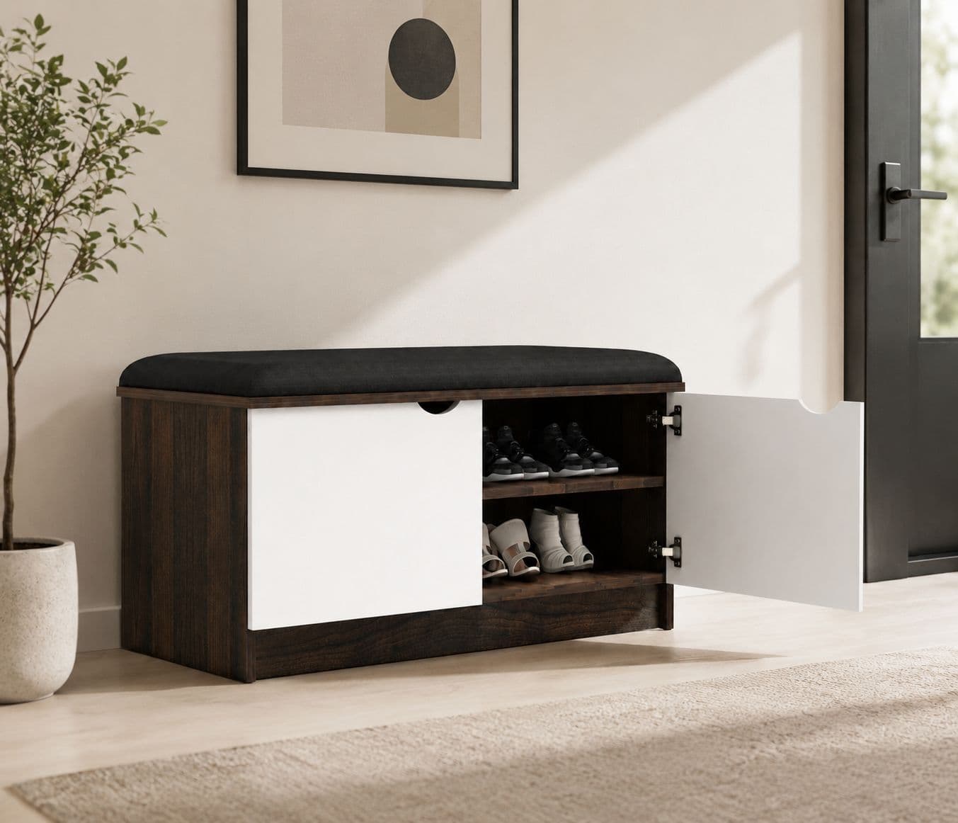Netra Shoe Rack Sheesham Wood (WI)