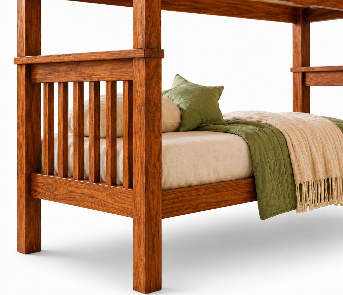 Image 3 for Orba Bunk Bed Without Storage Sheesham Wood (WI)