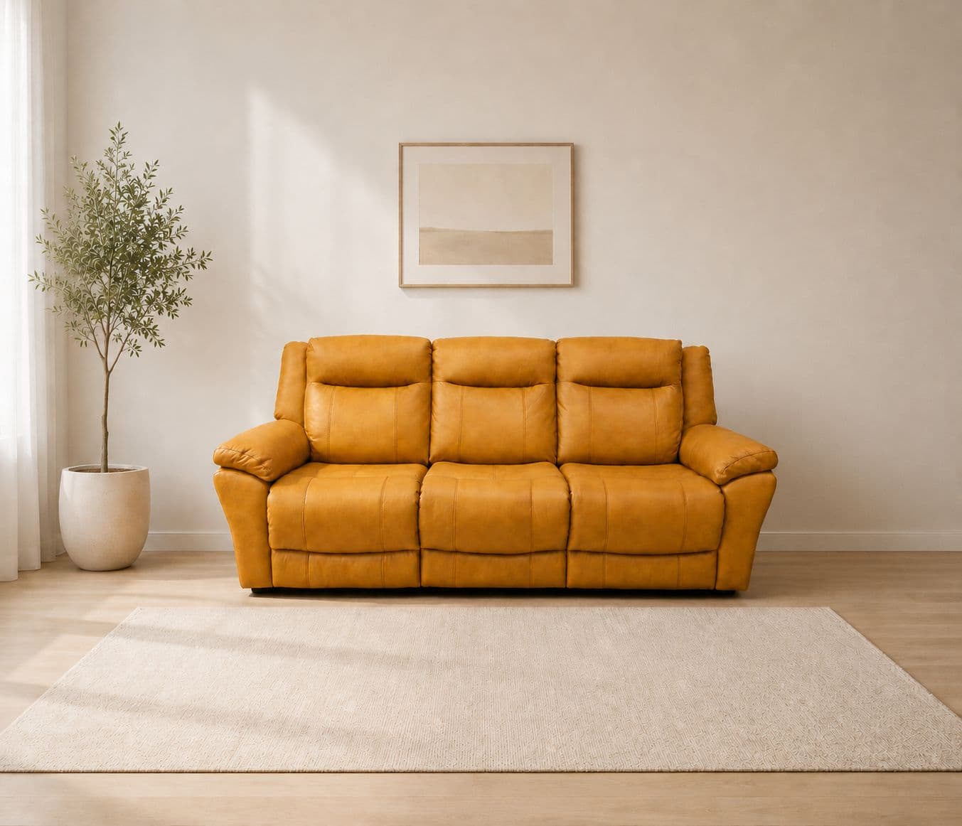 Image 2 for Manwah U70732M 3+2+1 Power Recliner Leather