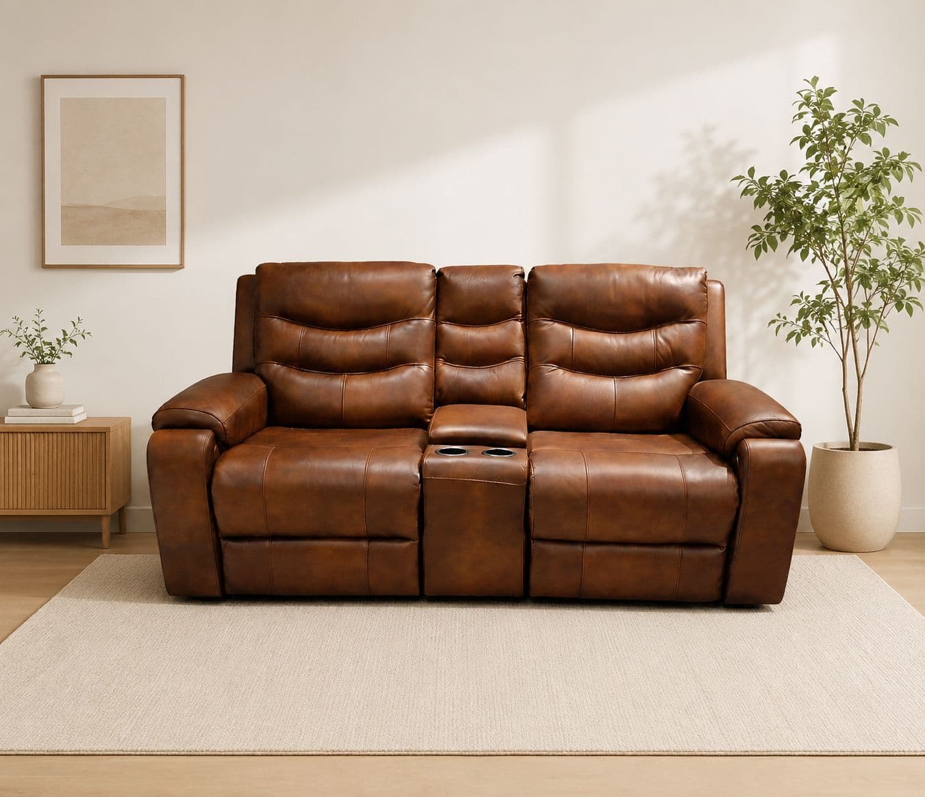 Image 2 for Manwah U70731HM 3+2+1 Power Recliner Leather