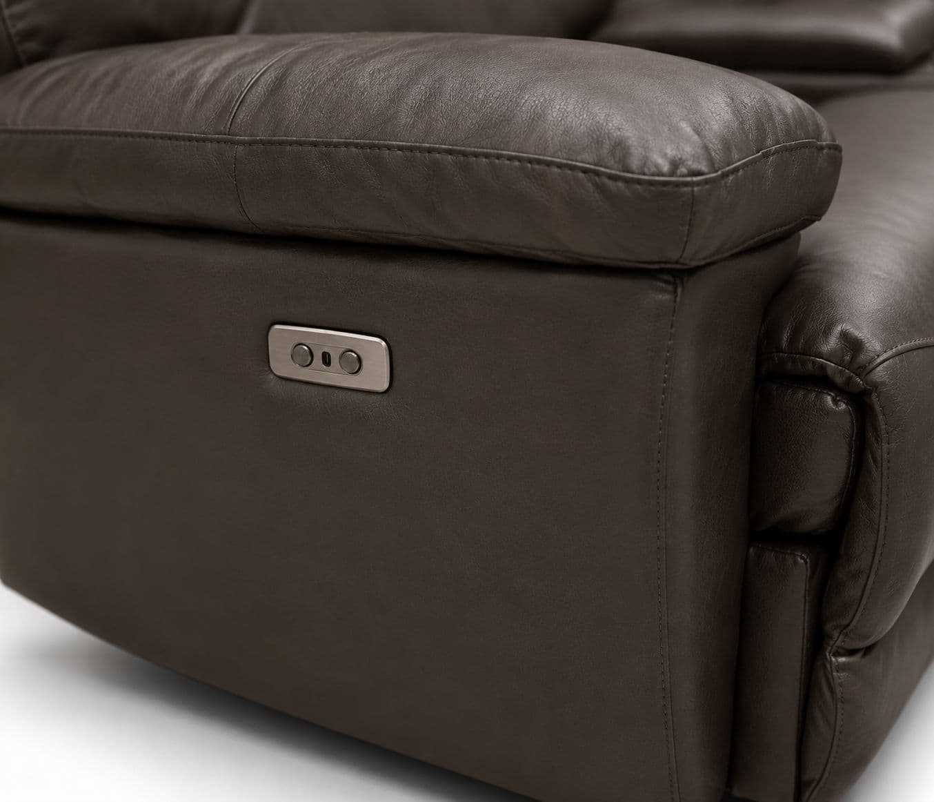 Image 4 for U70696M Corner Sofa with 3 Power Recliner Body Touch Pure Leather (KORA OTD)