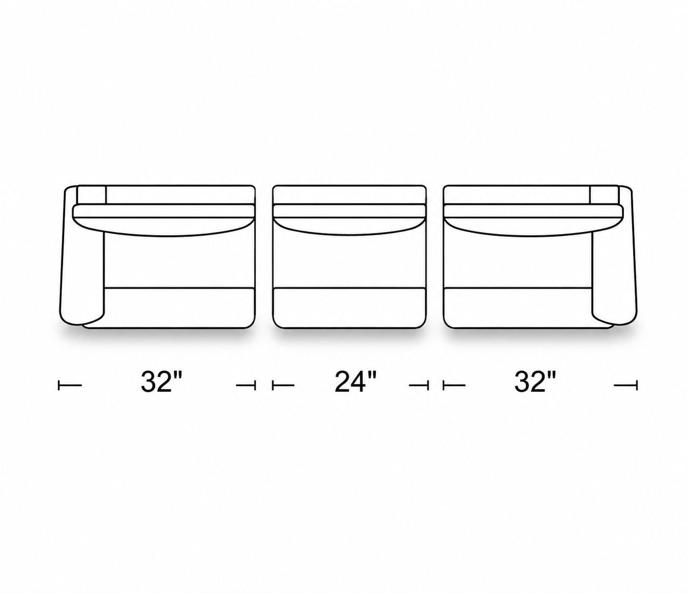 Image 22 for Manwah 71128M 3+2+1 Power Recliner Fabric