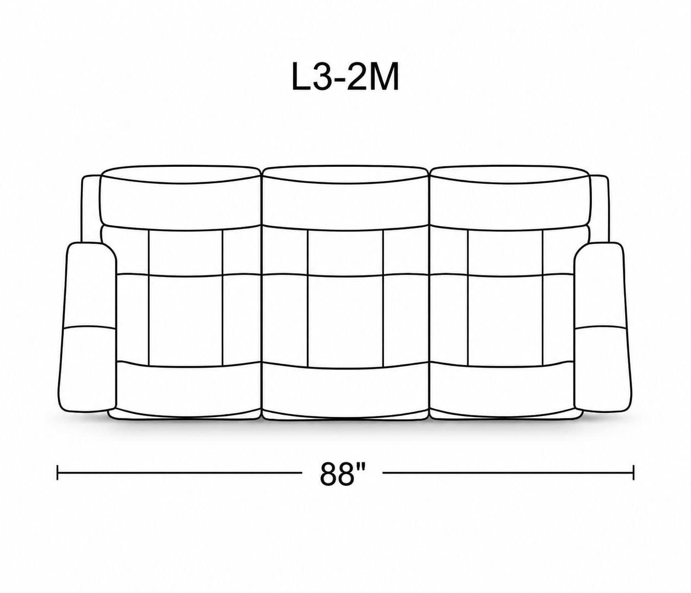 Image 16 for Manwah XW9597M 3+2+1 Power Recliner Fabric