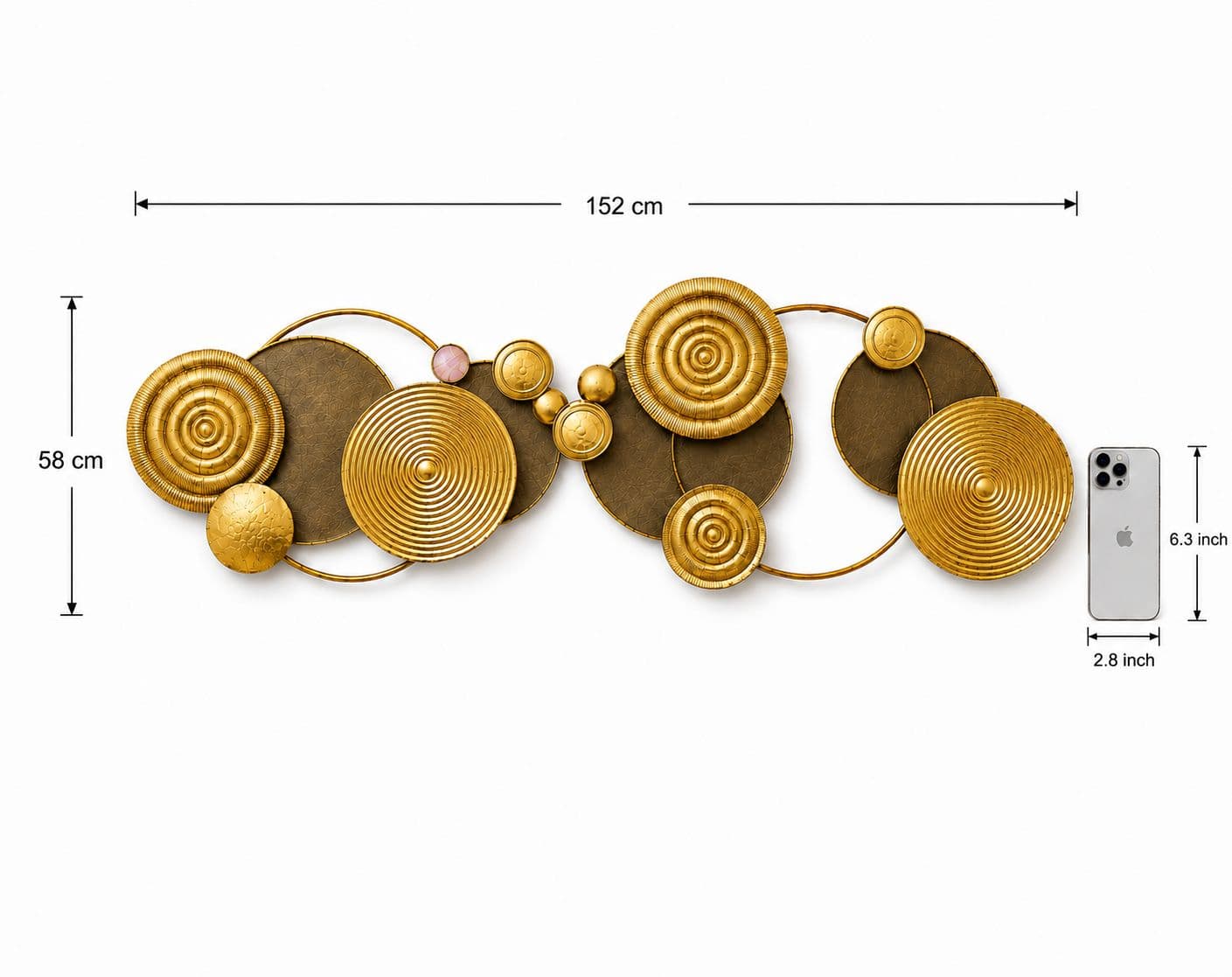 Image 4 for 15861 AE Metal Wall Art Set of 2