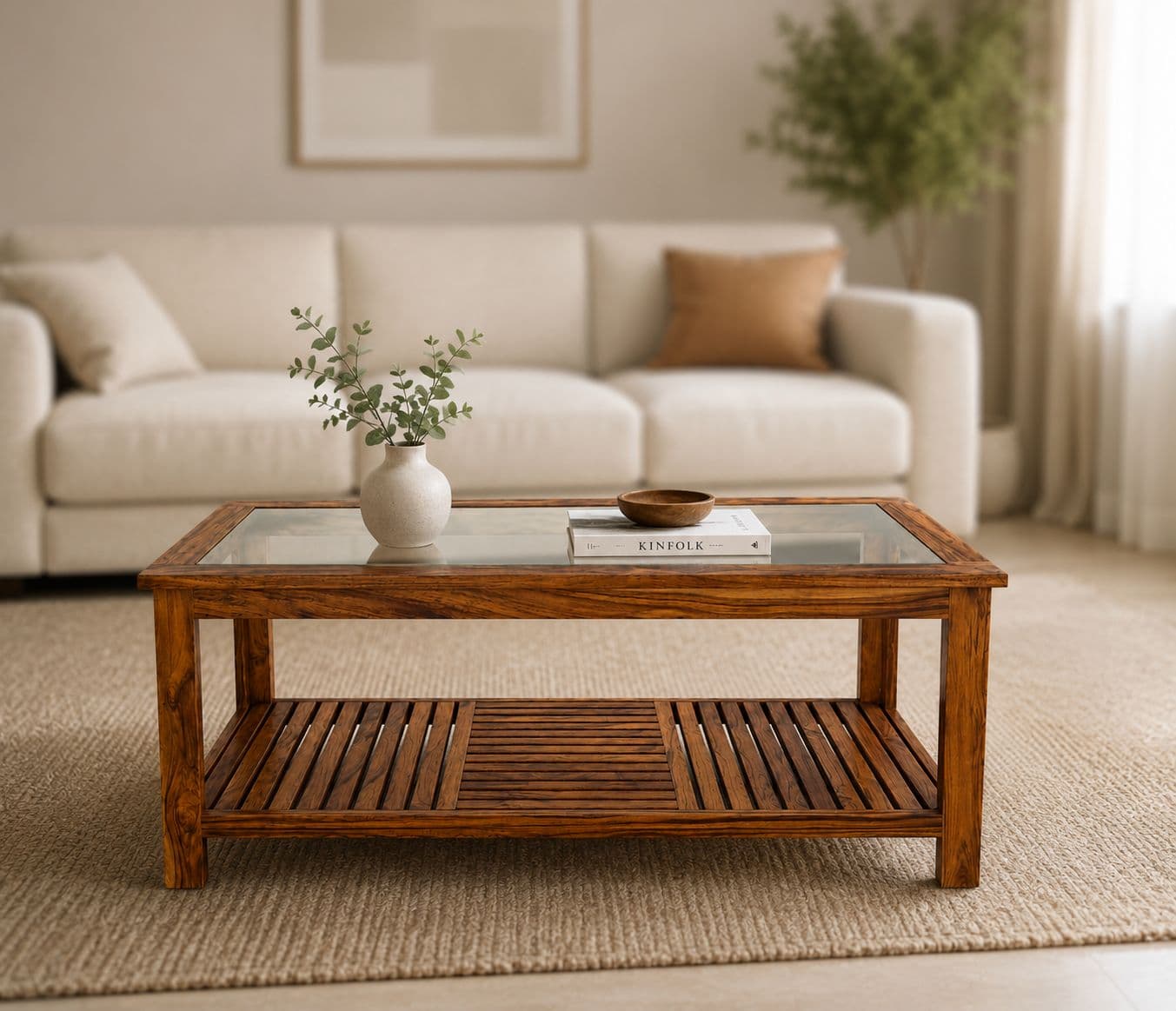 Image 1 for Imperium Aurelia Glass Coffee Table (BSK)