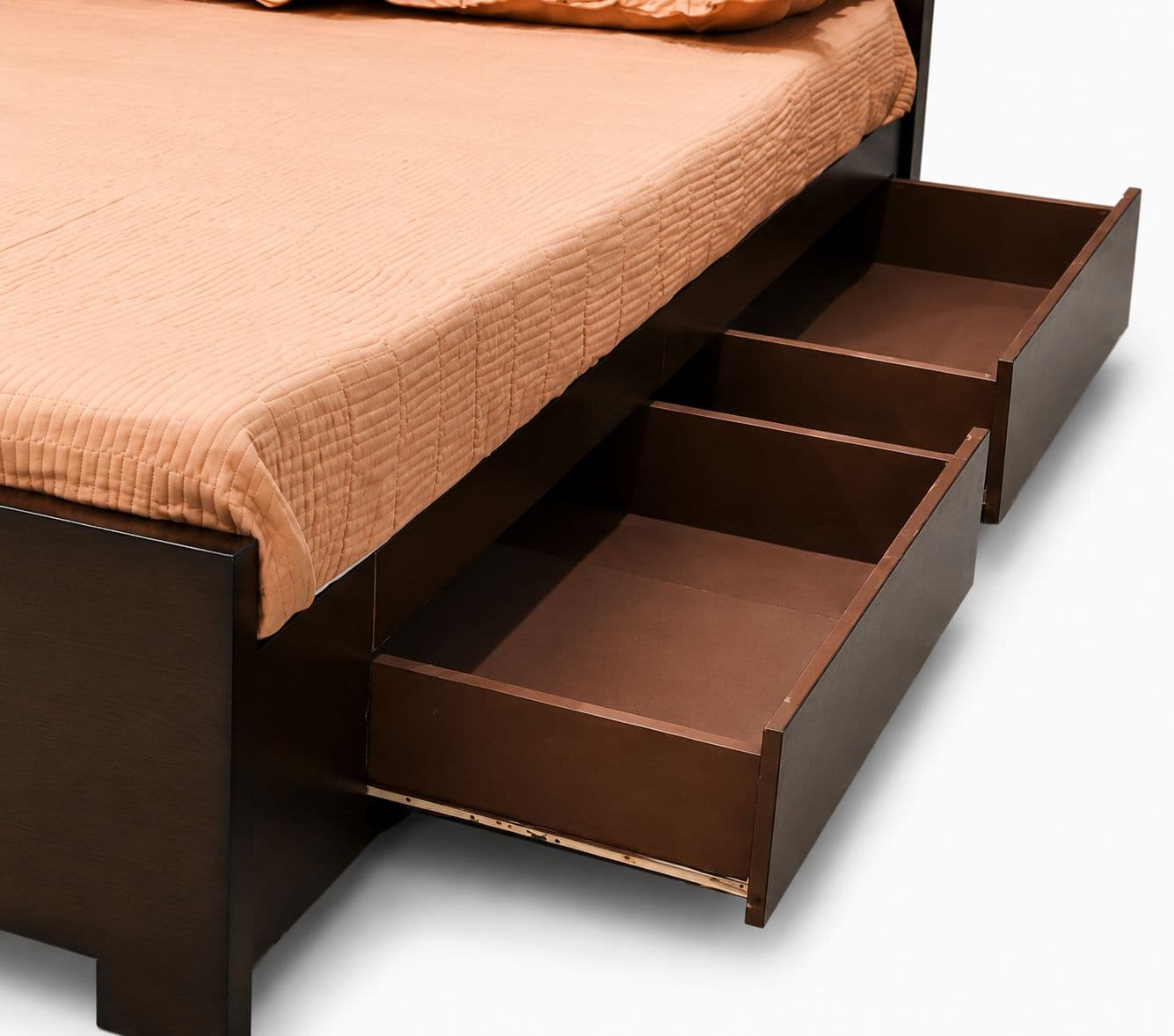 Image 6 for Kohinoor Cot Queen Size With Storage One Side Top Lifting And One Side Drawer (BS-BTM)