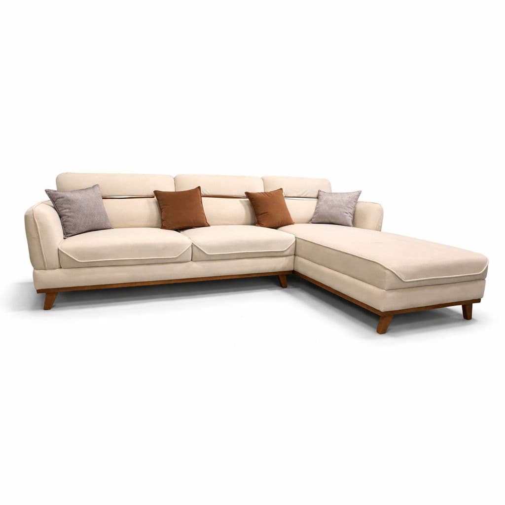 Image 6 for Boxter Sofa 3+L Seater Velvet Suede Fabric (HYD OTD)