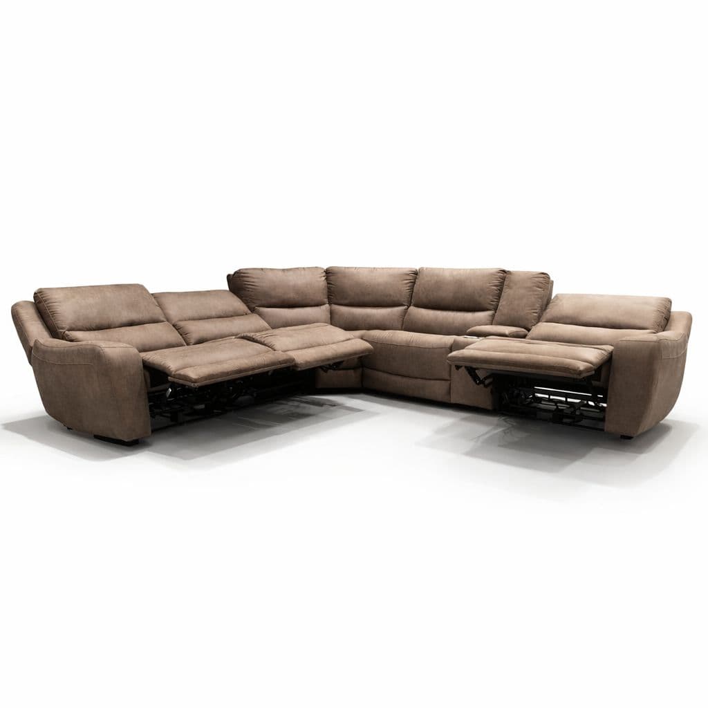 Image 3 for 70777 Recliner Console Armless Recliner Corner Suede Fabric (HYD)(KORA)(BS-CP)