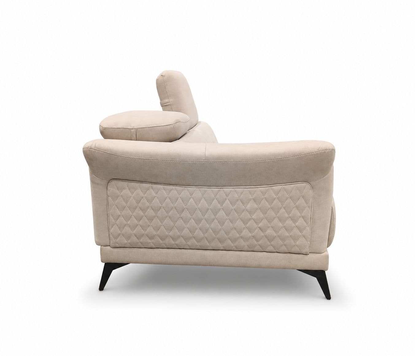 Image 10 for Topaz Sofa Set 3+2 Seater Fabric With Solid Neem Wood