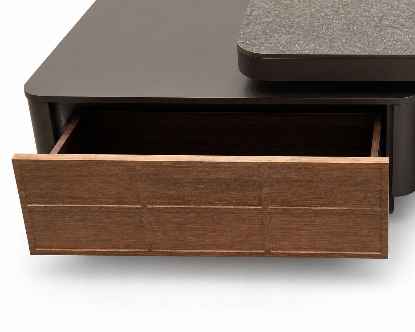 Image 3 for Center Table 8369 With Ceramin Top And Wooden Base (HYD)