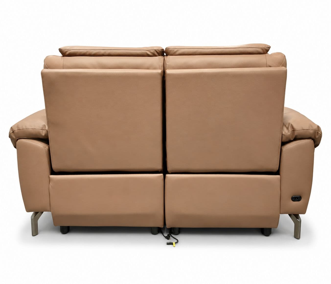 Image 3 for 6660 Electric Recliner + Static 2 Electric Pure Leather Body Touch (WH)