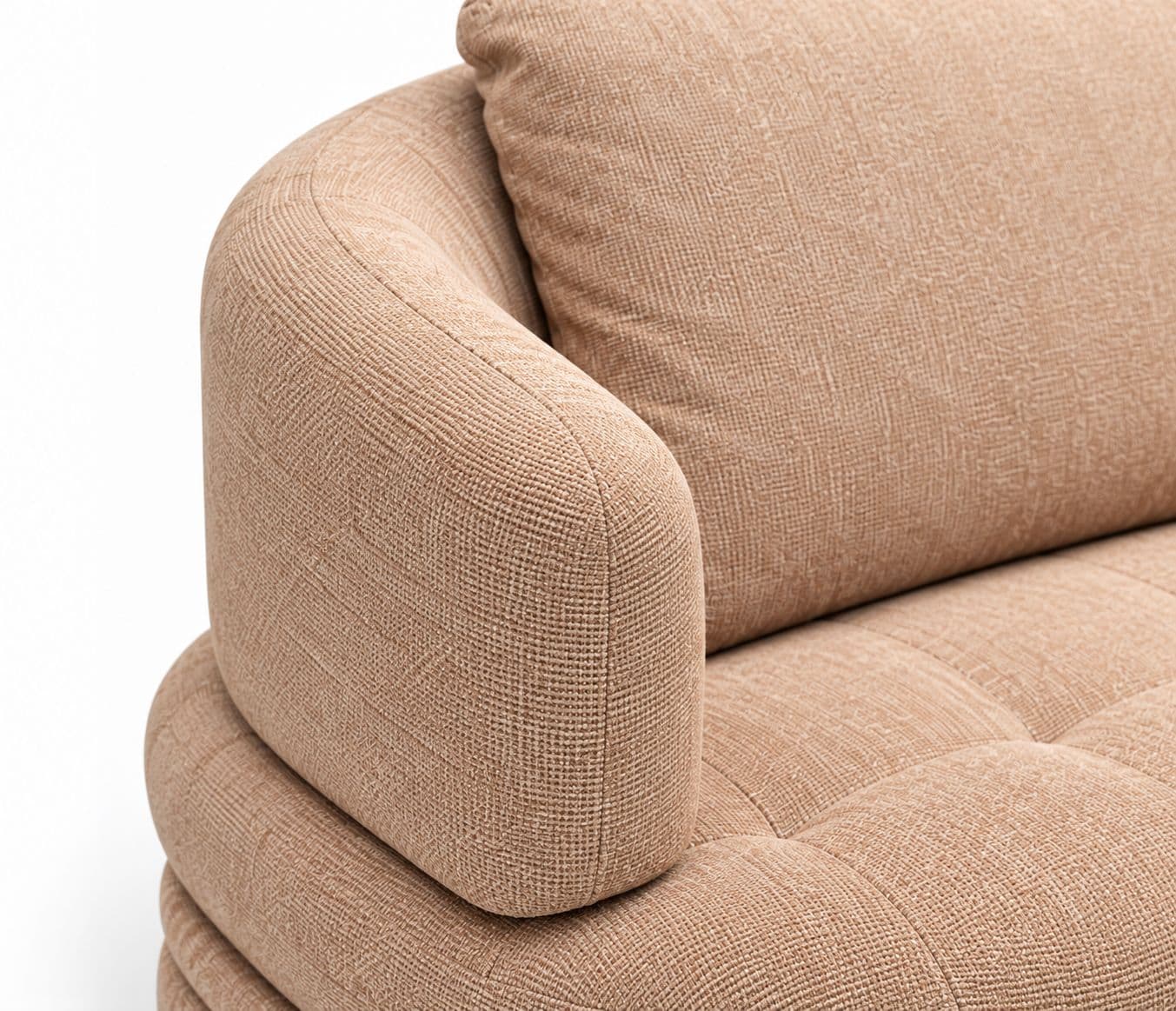 Image 3 for Moon Sofa 3+2 Seater Solid Pine Wood Premium Fabric (WF)