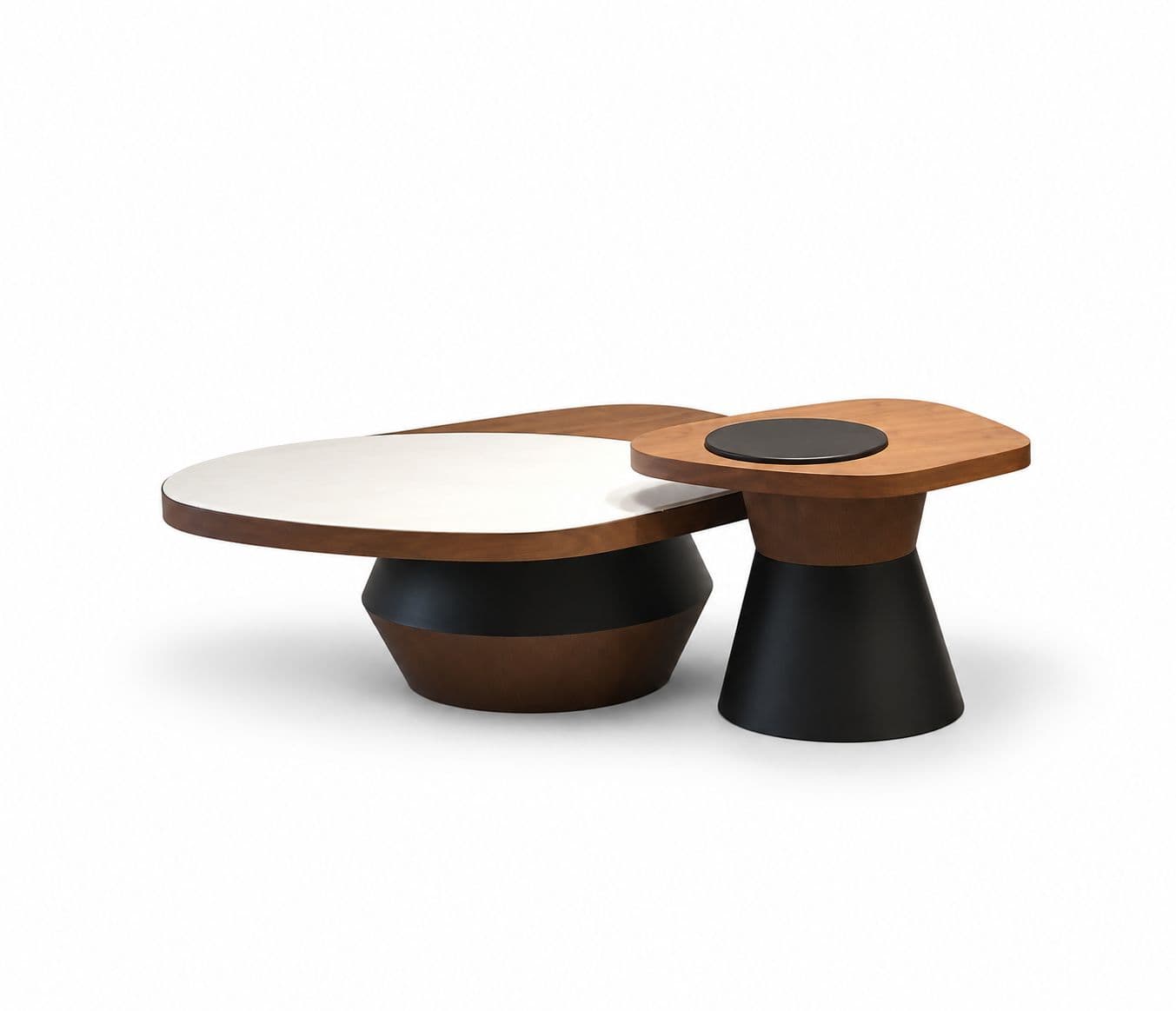 Image 8 for 3043 Center TableWith Marble And Wooden Top With Wooden Base (HYD)