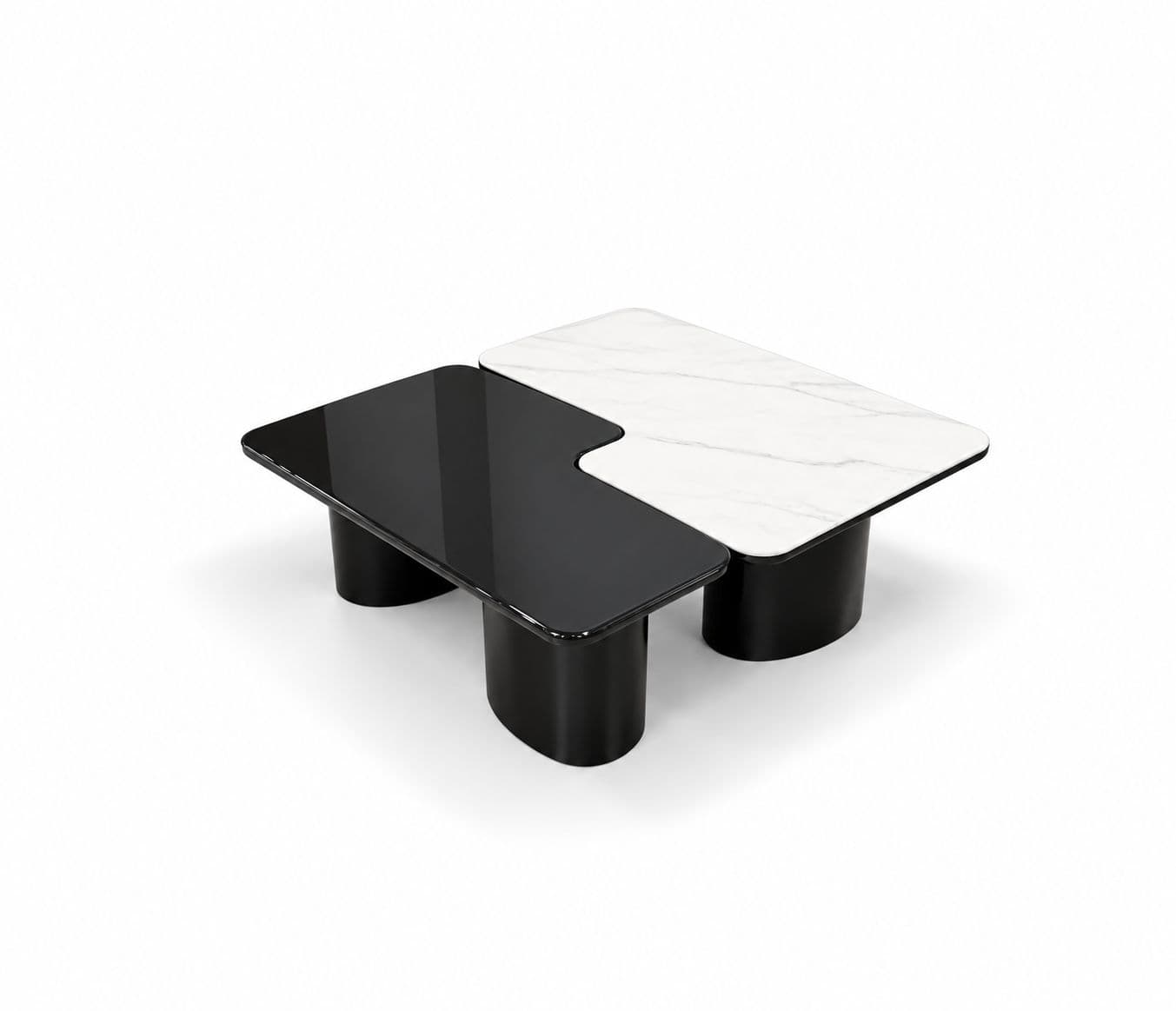Image 4 for 1134 Centre Table Marble Top And Down Wood Base (HYD OTD)