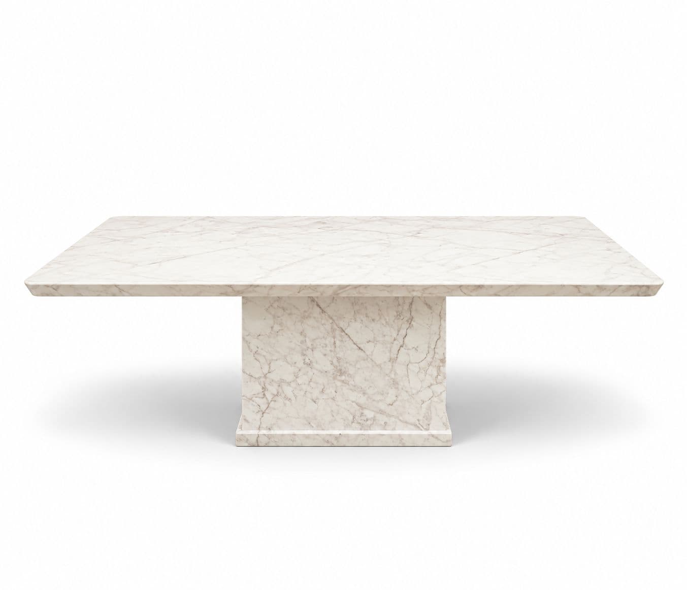 Image 12 for 3980 Dining Table 1+6 Seater 603 Chair Solied Rubber Wood With Artificial Marble Top (EC OTD)