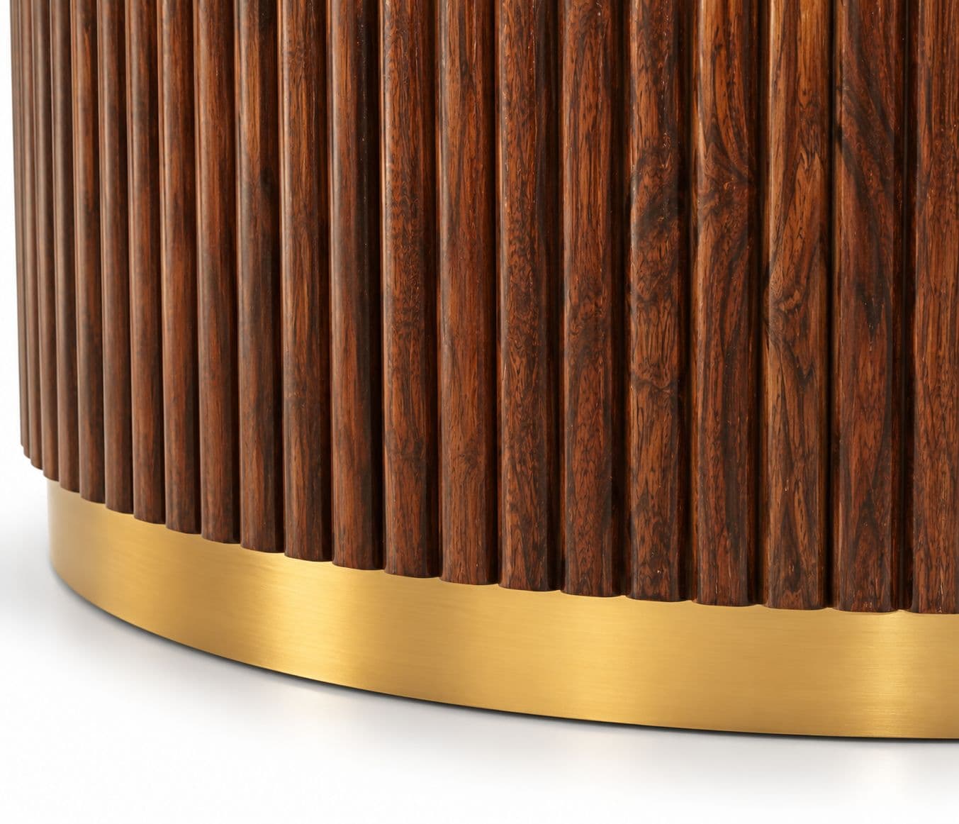 Image 7 for Fluted Round Coffee Table (WF)