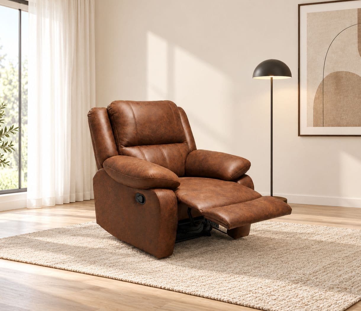 Image 1 for Frankfurt Single Seater Micro Suede (WF OTD)
