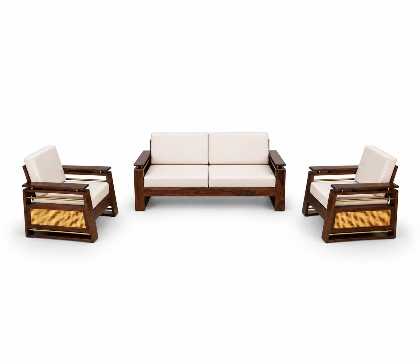 Image 3 for Vrinda Sofa Set 3+1+1 Seater (WH)