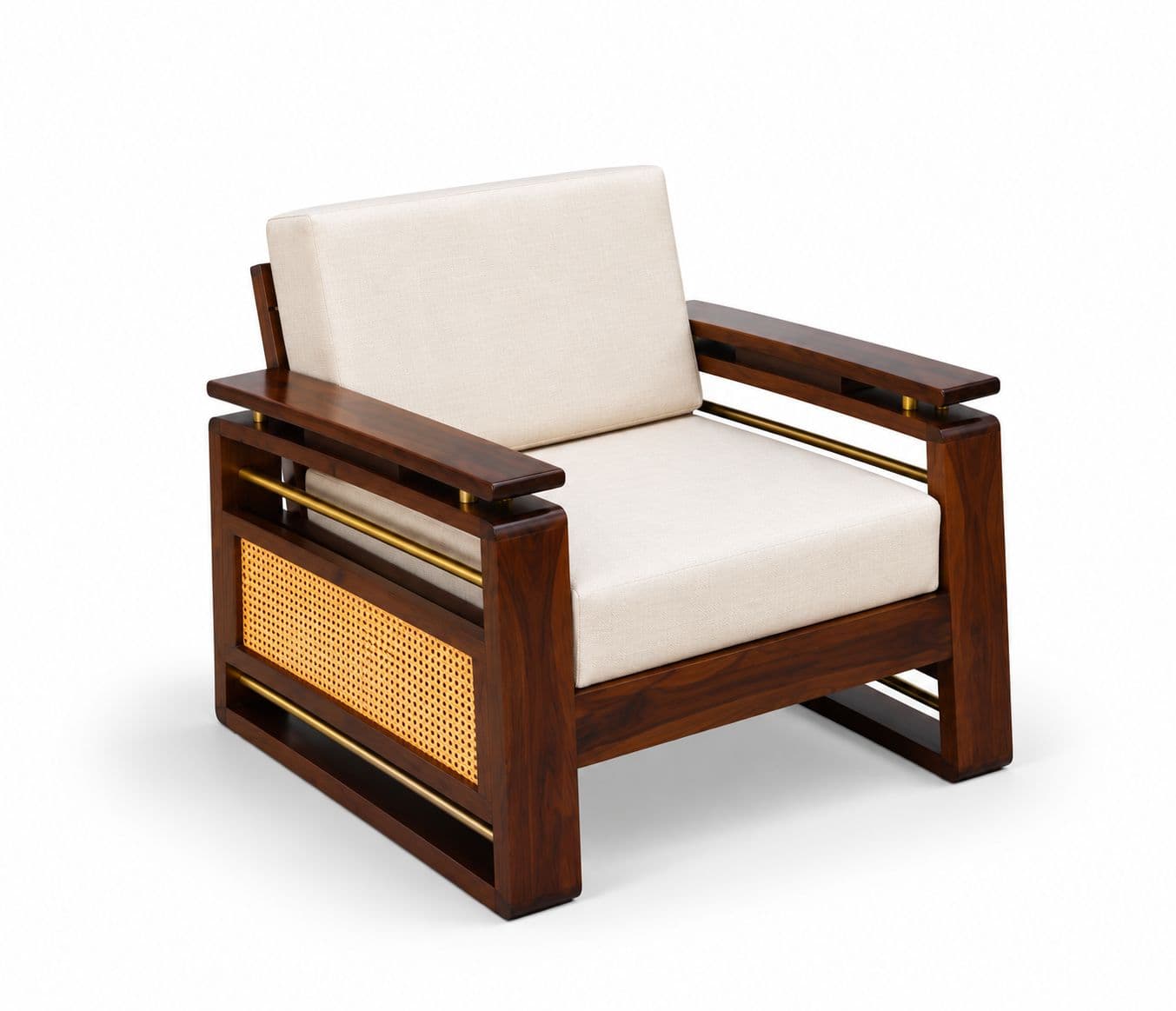 Image 11 for Vrinda Sofa Set 3+1+1 Seater (WH)