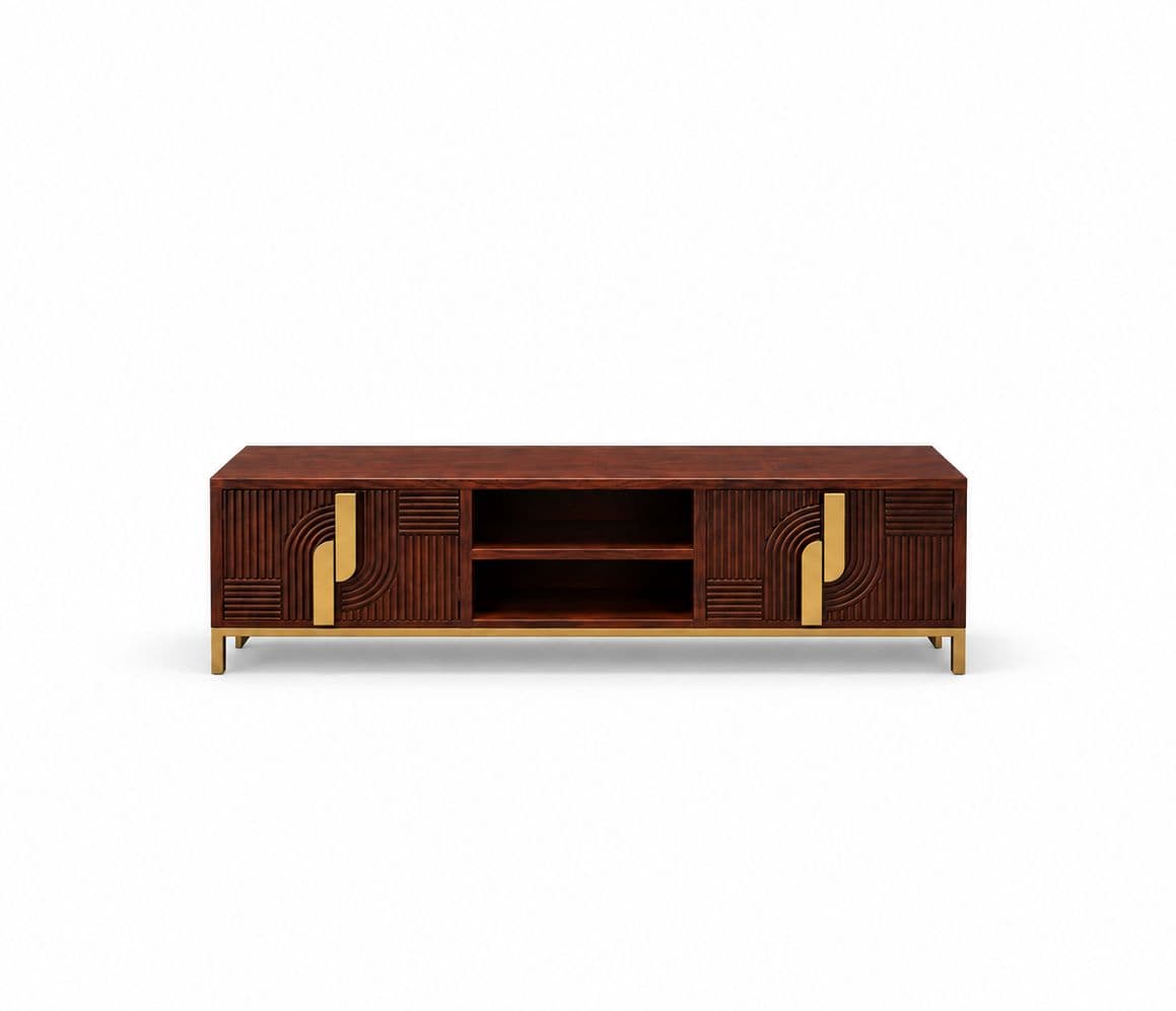 Image 3 for Fluted TV Unit Size 69"x16"x21"H (BSK OTD)