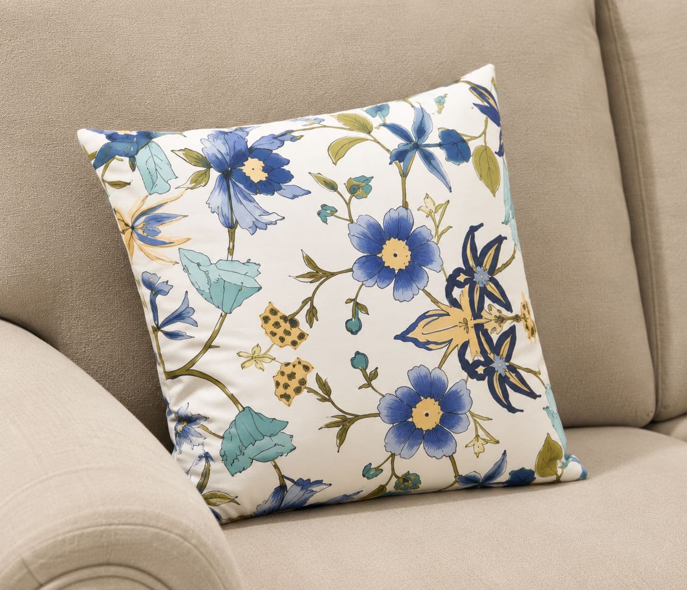 Image 5 for Aldo Sofa 3+Lounger With Cotton Jute Fabric (BTM)