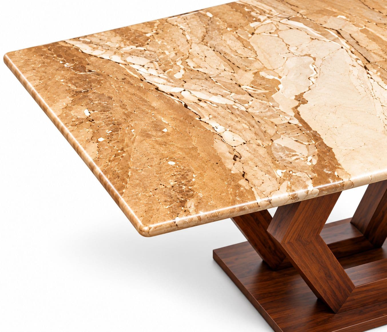 Image 13 for DC364/Dining Set 1+6 Seater DT Axon Dyna Marble Top Base And Chair Solid Ash Wood Leatherette (KORA OTD)