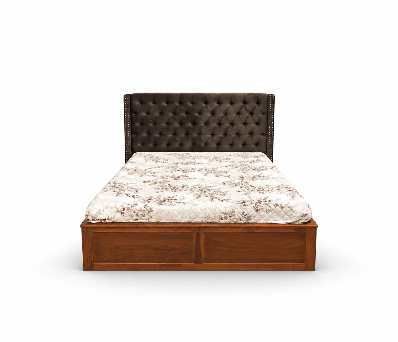 Image 3 for Imperium Sienna Queen Size Bed Solid Teak Wood (BTM)(EC)
