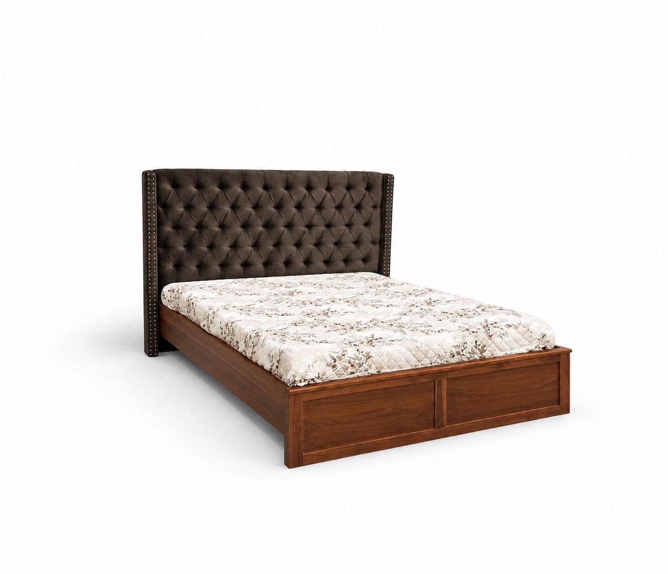 Image 4 for Imperium Sienna Queen Size Bed Solid Teak Wood (BTM)(EC)