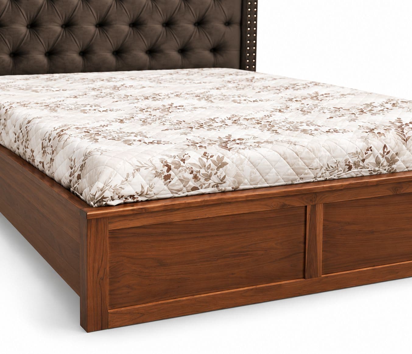 Image 7 for Imperium Sienna Queen Size Bed Solid Teak Wood (BTM)(EC)