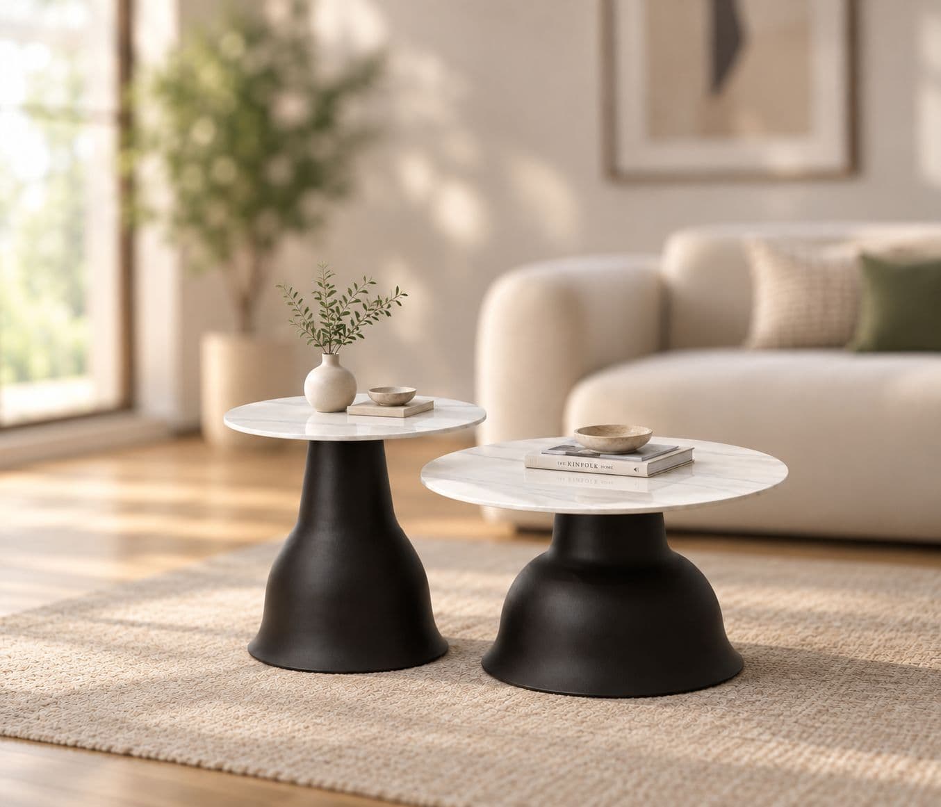 Center Table B-706 Ceramic Top With Metal Base (BTM)
